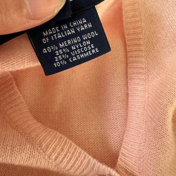 Vintage Ralph Lauren Sport Pink Cardigan - Picture 4 of 7
